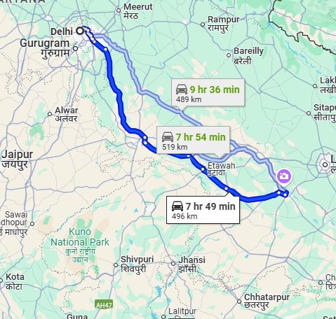 Delhi to Kanpur Taxi at Rs 4999/-