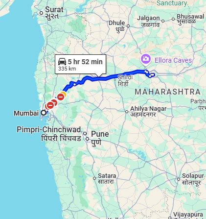 Mumbai to Aurangabad Taxi at Rs 3999/-