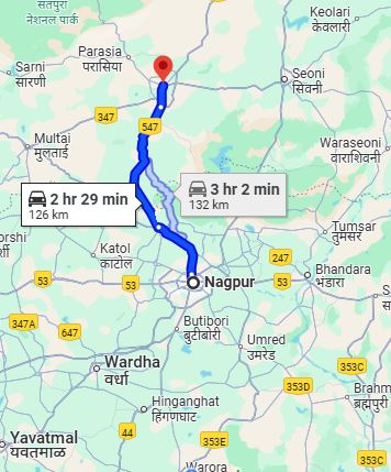 Nagpur to Chhindwara Taxi at Rs 1600/-