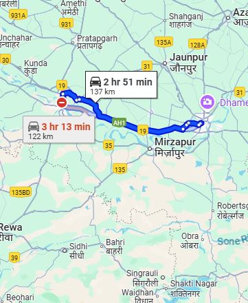 Prayagraj to Varanasi Taxi at Rs 1050/-