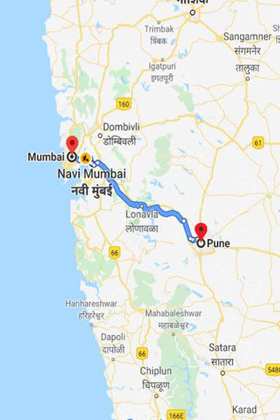 Pune To Mumbai Taxi Service At ₹1820/-